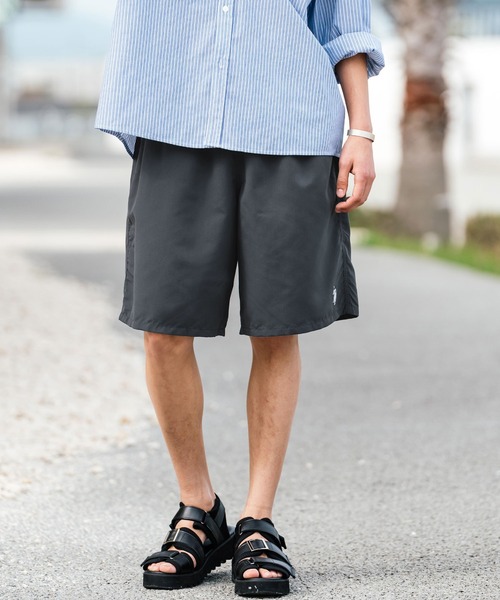 U.S. POLO ASSN.(ユーエスポロアッスン)の「新色追加 U.S. POLO ASSN. ユーエスポロアッスン 水陸両用 別注コラボ接触冷感ワンポイントロゴ刺繍イージーショートパンツ(その他パンツ・メンズ・カーキ/ベージュ/パープル/ブラック/チャコールグレー/ブルー/マスタード/ピンク/グレー/ネイビー/ブルーグリーン/セージグリーン・M/L/XL)」の14枚目の写真