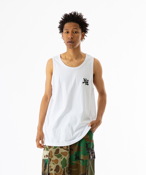 早い者勝ち XLARGE OLD OG TANK TOP コーデのアクセントに XLARGE（エクストララージ）の「OLD OG TANK TOP（タンクトップ