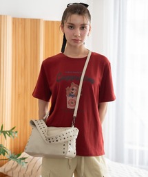 Nu（ニュー）の「【Nu】スタッズ付き2wayバッグ（ショルダーバッグ）」