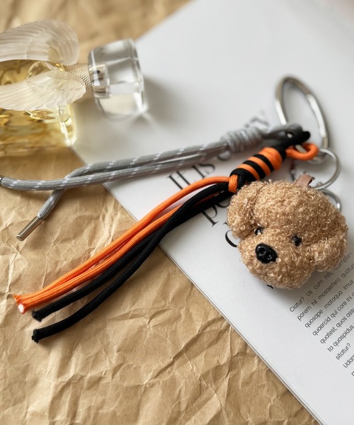 エトロ★チャーム★キーホルダー★犬★ハラコ×レザー★美品★希少品 エトロ☆チャーム☆キーホルダー☆犬☆ハラコ×レザー☆美品