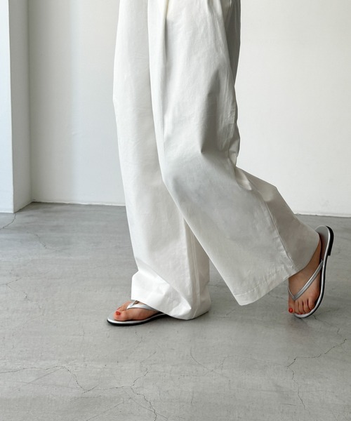 CANAL JEAN(キャナルジーン)の「El mar トングペタサンダル(サンダル・レディース・ブラック/レッド/シルバー・23.5/24/24.5)」の8枚目の写真