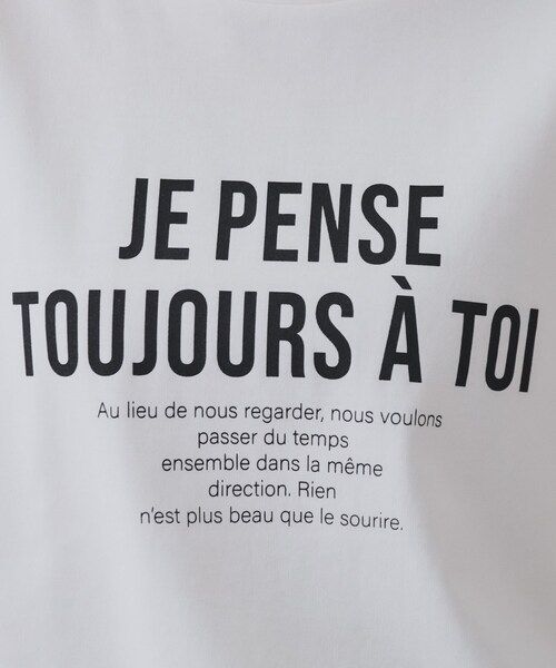 OPAQUE.CLIP（オペークドットクリップ）の「アソートロゴTシャツ【洗濯機洗い可】（Tシャツ/カットソー・レディース・ホワイト/チャコールグレー/ホワイト系1/ピンク系1・36/38/40/42）」の13枚目の写真