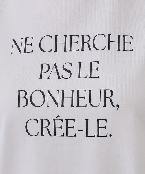 OPAQUE.CLIP（オペークドットクリップ）の「アソートロゴTシャツ【洗濯機洗い可】（Tシャツ/カットソー・レディース・ホワイト/チャコールグレー/ホワイト系1/ピンク系1・36/38/40/42）」の21枚目の写真