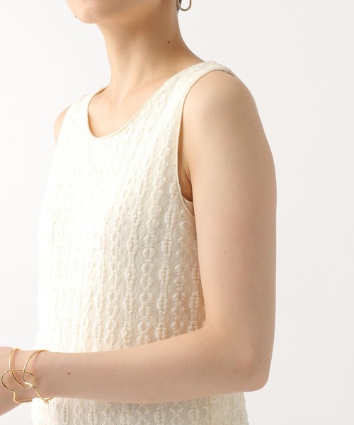 Elura（エルーラ）の「レースタンクトップ/328382（Tシャツ/カットソー・レディース・ブラック/ホワイト・FREE）」の17枚目の写真