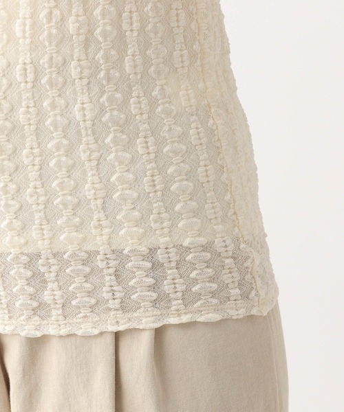 Elura（エルーラ）の「レースタンクトップ/328382（Tシャツ/カットソー・レディース・ブラック/ホワイト・FREE）」の18枚目の写真