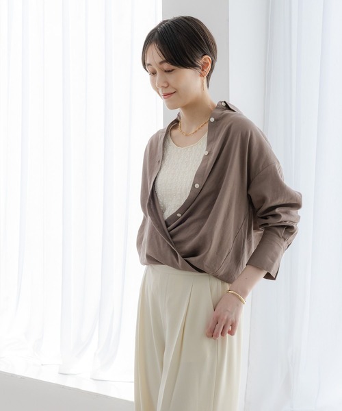 Elura（エルーラ）の「レースタンクトップ/328382（Tシャツ/カットソー・レディース・ブラック/ホワイト・FREE）」の4枚目の写真