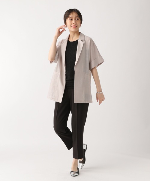 Elura（エルーラ）の「レースタンクトップ/328382（Tシャツ/カットソー・レディース・ブラック/ホワイト・FREE）」の8枚目の写真