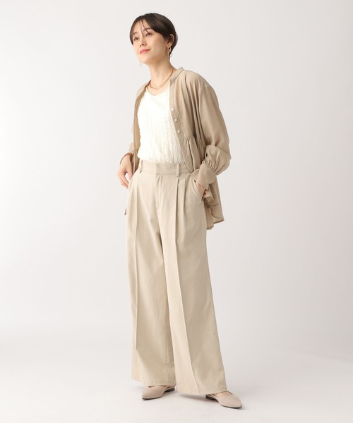 Elura（エルーラ）の「レースタンクトップ/328382（Tシャツ/カットソー・レディース・ブラック/ホワイト・FREE）」の10枚目の写真