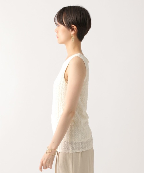 Elura（エルーラ）の「レースタンクトップ/328382（Tシャツ/カットソー・レディース・ブラック/ホワイト・FREE）」の13枚目の写真