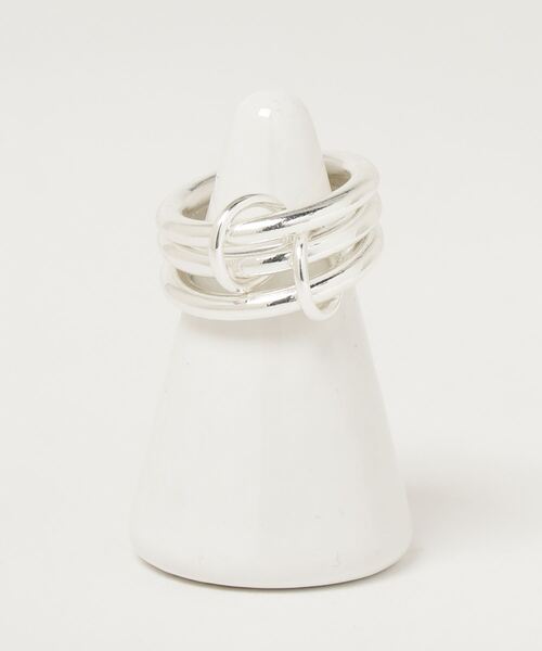 SILVER BULLET（シルバーバレット）の「『SBLT』ユニセックス ３連 リング（リング・レディース・ゴールド/シルバー・ 10/7/5）」の6枚目の写真