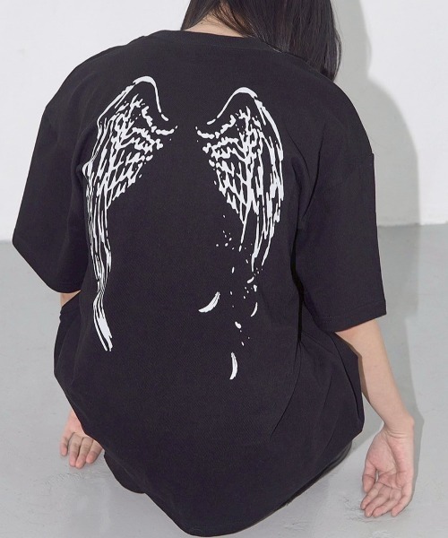 ★FANCYCLUB★REBIRTH OF HEAVEN TEE (BLACK)★正規品/直送料込 FANCY CLUB】REBIRTH OF HEAVEN TEE（Tシャツ/カットソー