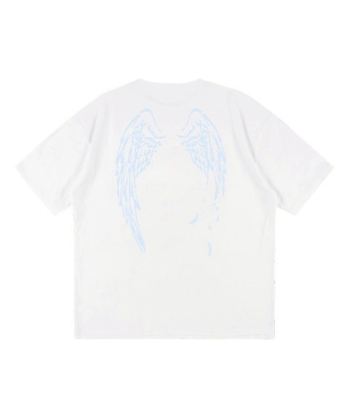 Tシャツ・カットソー [NICEGHOSTCLUB]HEAVEN GATEKEEPER LINE TEE_BROWN(NG2FMUT524 heaven gatekeeper line tee[brown] - niceghostclub