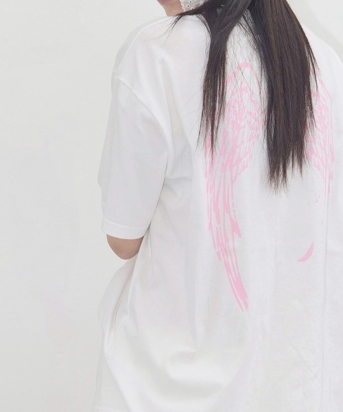 FANCY CLUB(ファンシークラブ)の「【FANCY CLUB】REBIRTH OF HEAVEN TEE / 【ファンシークラブ】ロゴ半袖Tシャツ(Tシャツ/カットソー・レディース・ホワイト×ブルー/ブラック×ホワイト/ホワイト×ピンク・ONE SIZE)」の11枚目の写真