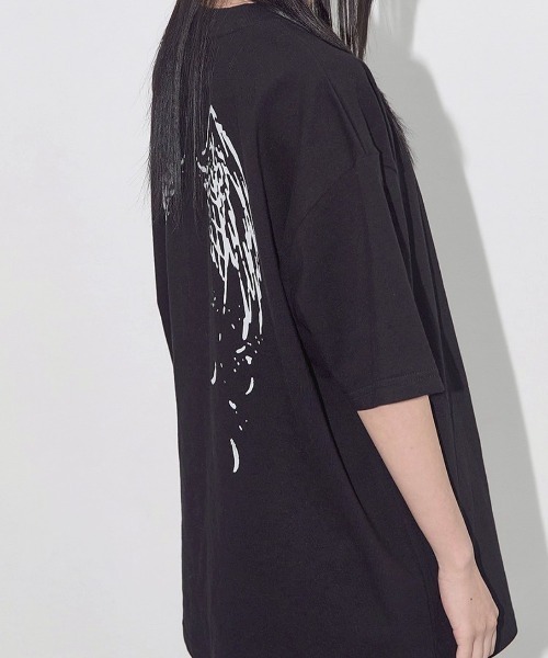 FANCY CLUB(ファンシークラブ)の「【FANCY CLUB】REBIRTH OF HEAVEN TEE / 【ファンシークラブ】ロゴ半袖Tシャツ(Tシャツ/カットソー・レディース・ホワイト×ブルー/ブラック×ホワイト/ホワイト×ピンク・ONE SIZE)」の18枚目の写真