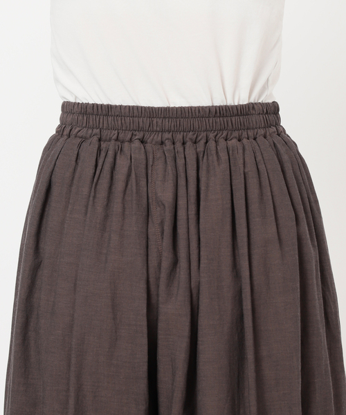 新品　手洗い可 / シャンブレーボイルスカートパンツ 手洗い可 / シャンブレーボイルスカートパンツ（その他パンツ