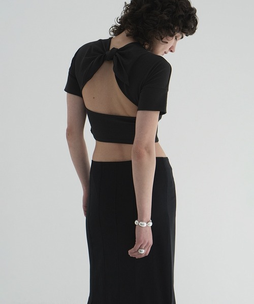 CLANE - スクエアスリーブニットトップス - SQUARE SLEEVE KNIT