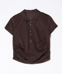 ADAM ET ROPE' | ディープネックポロシャツ(ポロシャツ)