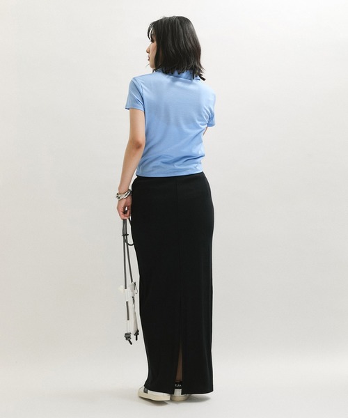 ADAM ET ROPE'（アダムエロペ）の「ディープネックポロシャツ（ポロシャツ・レディース・ブラウン系その他/ブルー系その他4/キナリ・FREE）」の8枚目の写真