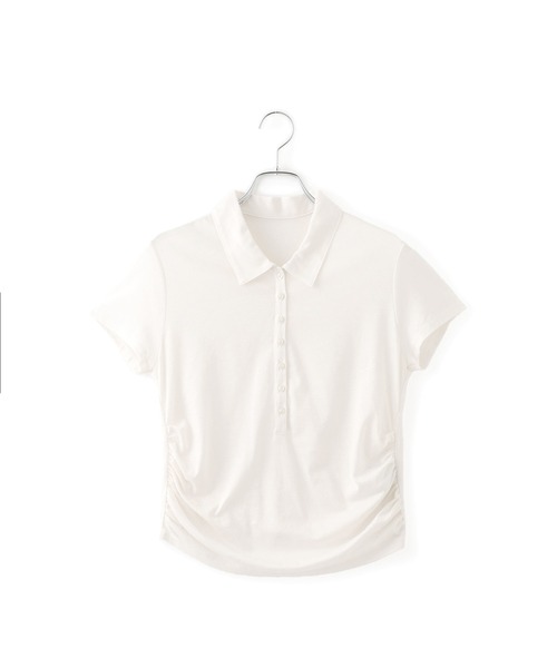 ADAM ET ROPE'（アダムエロペ）の「ディープネックポロシャツ（ポロシャツ・レディース・ブラウン系その他/ブルー系その他4/キナリ・FREE）」の15枚目の写真