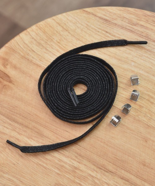 VIBGYOR Women（ヴィブジョー　ウィメン）の「【float】《推し活/推しカラー/メンカラ》ベーシック 定番 シンプル 平型 靴紐【21色展開】（シューズアクセサリー・レディース・ブラック系/シルバー系/ライトブルー/ホワイト/パープル/ブラック/グレー/ブラウン/レッド/ネイビー/ベージュ/ライトピンク/レインボー/ライトブラウン/ライム/アイボリー/ブルー/グリーン/ピンク/オレンジ/イエロー・FREE）」の4枚目の写真