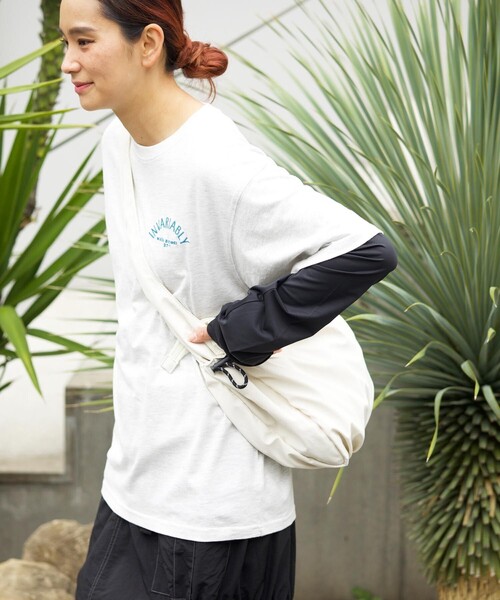 FREAK'S STORE（フリークスストア）の「icy/アイシー まるで重ね着冷感UVアームカバー（アームカバー・レディース・ホワイト/ブラック・ONE SIZE）」の10枚目の写真