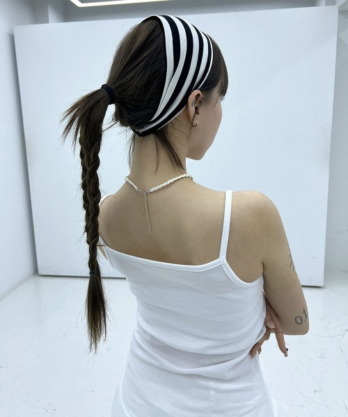 ストライプ ヘアバンド（ヘアバンド）｜4INT.（フォイント）の