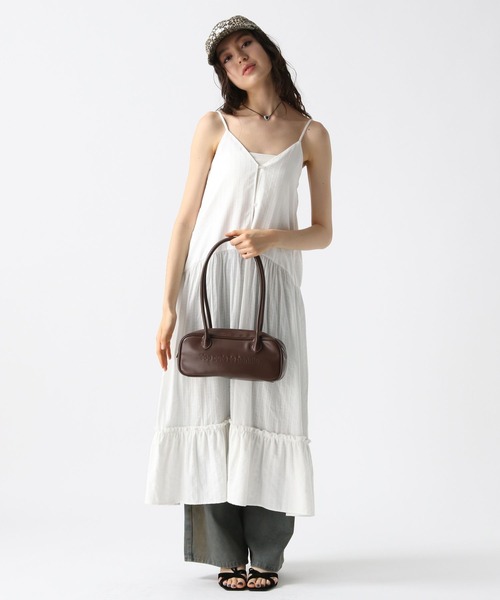 FOREVER 21（フォーエバー トゥエンティーワン）の「【2025SS】コットンロングキャミワンピース（ワンピース・レディース・オフホワイト/ブラック・FREE）」の6枚目の写真