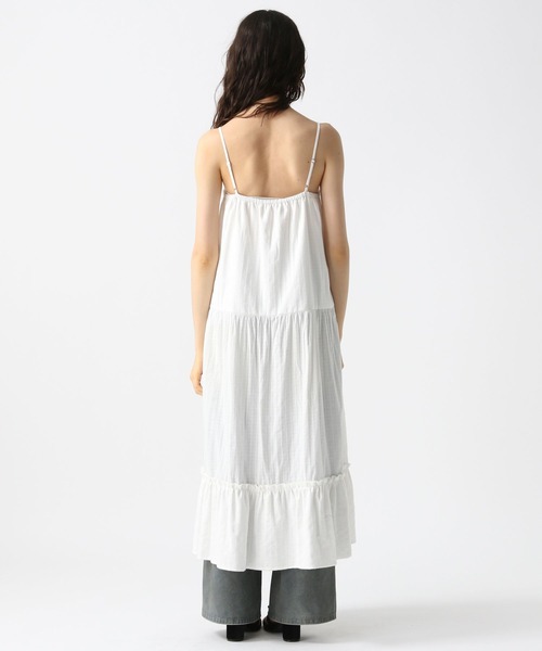 FOREVER 21（フォーエバー トゥエンティーワン）の「【2025SS】コットンロングキャミワンピース（ワンピース・レディース・オフホワイト/ブラック・FREE）」の17枚目の写真