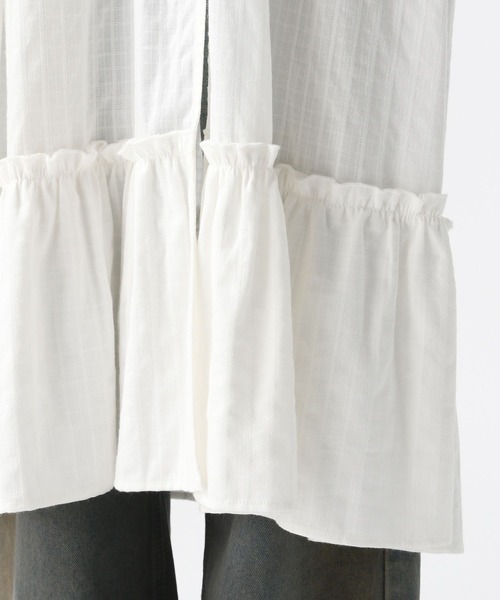 FOREVER 21（フォーエバー トゥエンティーワン）の「【2025SS】コットンロングキャミワンピース（ワンピース・レディース・オフホワイト/ブラック・FREE）」の13枚目の写真