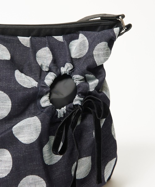 gomme（ゴム）の「ホールギャザーバッグ（ショルダーバッグ・レディース・インディゴブルー・FREE）」の6枚目の写真