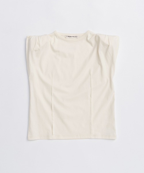 PRANK PROJECT(プランクプロジェクト)の「パワーショルダーTシャツ / Power Shoulder T-Shirt(Tシャツ/カットソー・レディース・ブラック/ホワイト/レッド・FREE)」の14枚目の写真