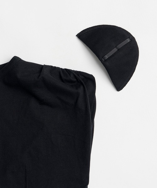 PRANK PROJECT(プランクプロジェクト)の「パワーショルダーTシャツ / Power Shoulder T-Shirt(Tシャツ/カットソー・レディース・ブラック/ホワイト/レッド・FREE)」の18枚目の写真