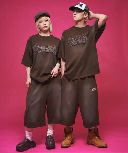 LTR DEPTH（レイターデプス）の「LTR DEPTH/ダメージアップリケグラフィックT（Tシャツ/カットソー・メンズ・ブラック/その他1/ブラウン/ピンク・MEDIUM/LARGE）」の16枚目の写真