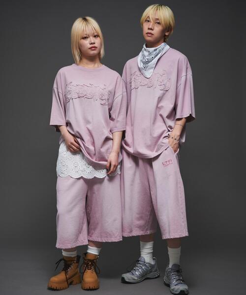 LTR DEPTH（レイターデプス）の「LTR DEPTH/ダメージアップリケグラフィックT（Tシャツ/カットソー・メンズ・ブラック/その他1/ブラウン/ピンク・MEDIUM/LARGE）」の17枚目の写真