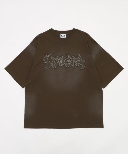 LTR DEPTH（レイターデプス）の「LTR DEPTH/ダメージアップリケグラフィックT（Tシャツ/カットソー・メンズ・ブラック/その他1/ブラウン/ピンク・MEDIUM/LARGE）」の6枚目の写真