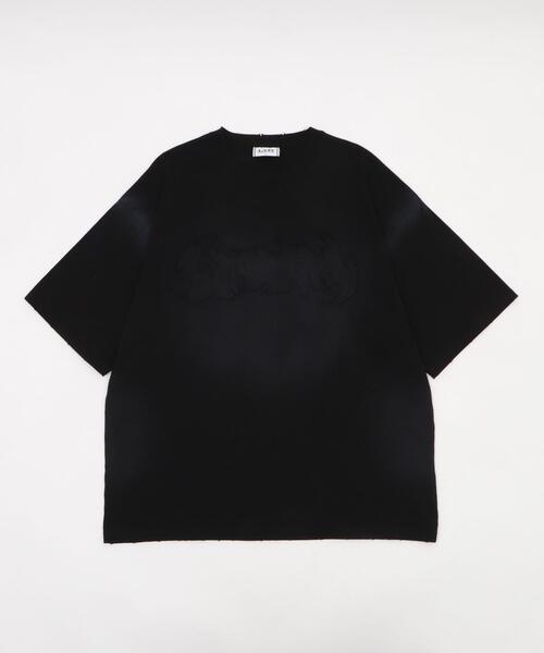 LTR DEPTH（レイターデプス）の「LTR DEPTH/ダメージアップリケグラフィックT（Tシャツ/カットソー・メンズ・ブラック/その他1/ブラウン/ピンク・MEDIUM/LARGE）」の9枚目の写真