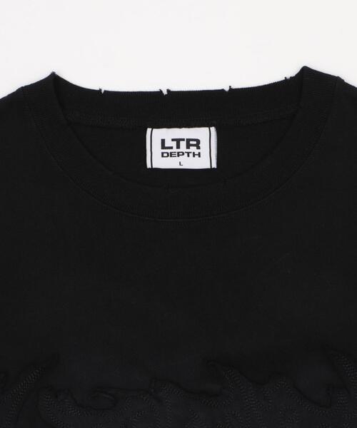LTR DEPTH（レイターデプス）の「LTR DEPTH/ダメージアップリケグラフィックT（Tシャツ/カットソー・メンズ・ブラック/その他1/ブラウン/ピンク・MEDIUM/LARGE）」の11枚目の写真