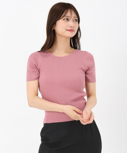 MISCH MASCH(ミッシュマッシュ)の「2025春夏新作 2wayリボン半袖リブニット(ニット/セーター・レディース・ピンク/ホワイト/ブラック・フリ-)」の22枚目の写真