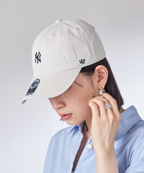 '47(フォーティーセブン)の「′47:CLEAN UP YANKEES(キャップ・レディース・ナチュラル/ブラウン/ワイン・ONE SIZE)」の5枚目の写真
