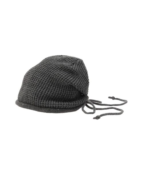 Ungrid（アングリッド）の「リボンデザインニット帽（ニットキャップ/ビーニー・レディース・チャコールグレー/ブラウン・FREE）」の12枚目の写真