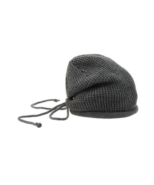 Ungrid（アングリッド）の「リボンデザインニット帽（ニットキャップ/ビーニー・レディース・チャコールグレー/ブラウン・FREE）」の13枚目の写真