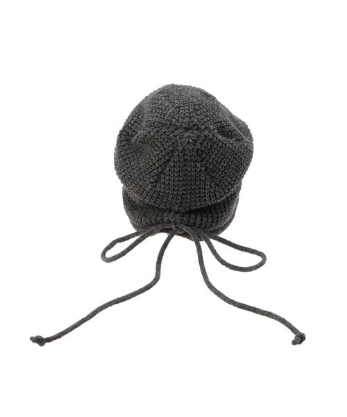 Ungrid（アングリッド）の「リボンデザインニット帽（ニットキャップ/ビーニー・レディース・チャコールグレー/ブラウン・FREE）」の14枚目の写真