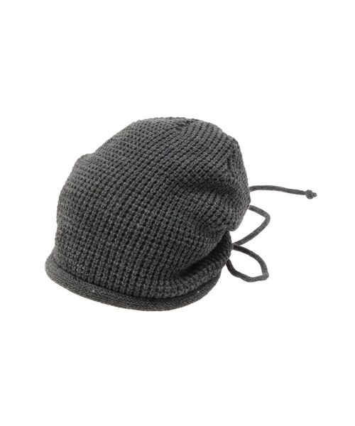 Ungrid（アングリッド）の「リボンデザインニット帽（ニットキャップ/ビーニー・レディース・チャコールグレー/ブラウン・FREE）」の17枚目の写真