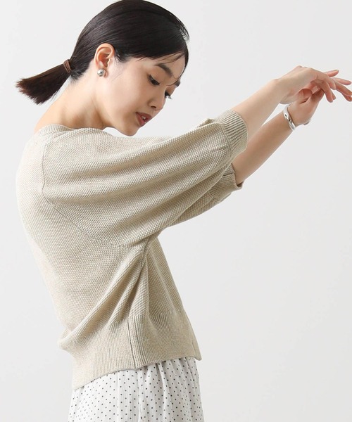 Gready Brilliant(グレディブリリアン)の「カノコショートカーディガン(カーディガン/ボレロ・レディース・ベージュ/パープル/オフホワイト・38)」の18枚目の写真