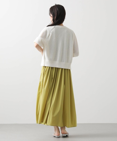 Gready Brilliant(グレディブリリアン)の「カノコショートカーディガン(カーディガン/ボレロ・レディース・ベージュ/パープル/オフホワイト・38)」の6枚目の写真