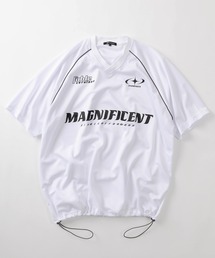 SlashDate（スラッシュデイト）の「【82】ユニフォームデザイン Vネック Tシャツ ゲームシャツ オーバーサイズ（Tシャツ/カットソー）」
