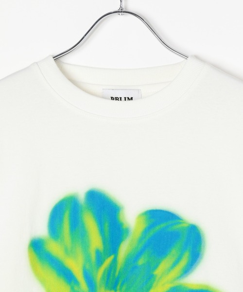 PBLIM(ページボーイリム)の「《UNISEX》サーモフラワーTシャツ(Tシャツ/カットソー・レディース・ブラック/オフホワイト・MEDIUM/LARGE)」の3枚目の写真