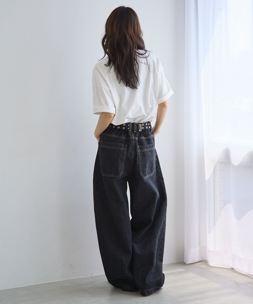 PBLIM(ページボーイリム)の「《UNISEX》サーモフラワーTシャツ(Tシャツ/カットソー・レディース・ブラック/オフホワイト・MEDIUM/LARGE)」の14枚目の写真