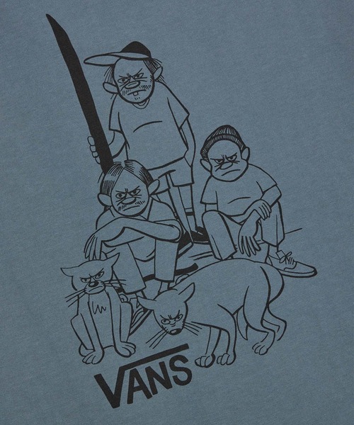 VANS（バンズ）の「YUSUKE HANAI グラフィック Tシャツ（Tシャツ/カットソー・メンズ・ホワイト/グレイッシュブルー・SMALL/MEDIUM/LARGE/X-LARGE/XX-LARGE/X-SMALL）」の16枚目の写真