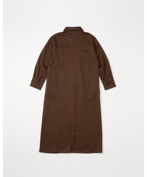 THOUSAND MILE(サウザンドマイル)の「【THOUSAND MILE】ZIP HALF ZIP OP WOOL LIKE/ハーフジップワンピース ウールライク(ワンピース・レディース・ネイビー/ブラウン/チャコールグレー・FREE)」の17枚目の写真